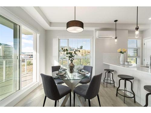 2202-19489 Main Street Se, Calgary, AB - Indoor Photo Showing Dining Room