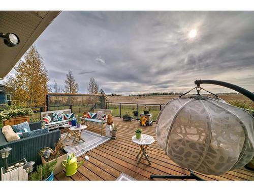 122 Montenaro Crescent, Rural Rocky View County, AB - Outdoor With Deck Patio Veranda