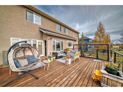 122 Montenaro Crescent, Rural Rocky View County, AB - Outdoor With Deck Patio Veranda With Exterior