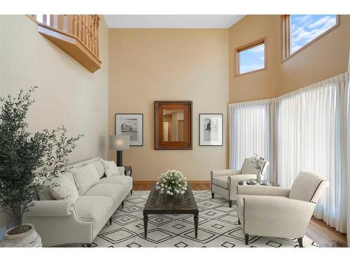 139 Arbour Wood Close Nw, Calgary, AB - Indoor Photo Showing Living Room