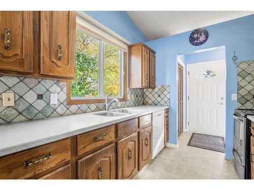 220 Templewood Road Ne, Calgary, AB - Indoor Photo Showing Kitchen With Double Sink