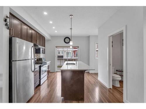 11 Redstone Circle Ne, Calgary, AB - Indoor Photo Showing Kitchen With Stainless Steel Kitchen