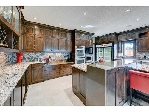 15 Vantage Ridge Estates, Rural Rocky View County, AB - Indoor Photo Showing Kitchen With Upgraded Kitchen