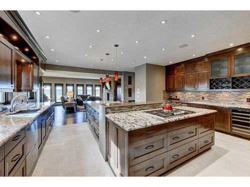 15 Vantage Ridge Estates, Rural Rocky View County, AB - Indoor Photo Showing Kitchen With Upgraded Kitchen