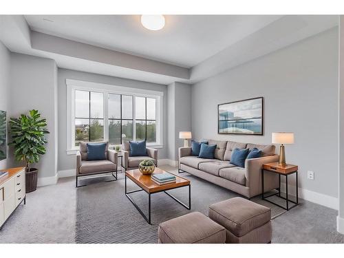 1209 Coopers Drive Sw, Airdrie, AB - Indoor Photo Showing Living Room