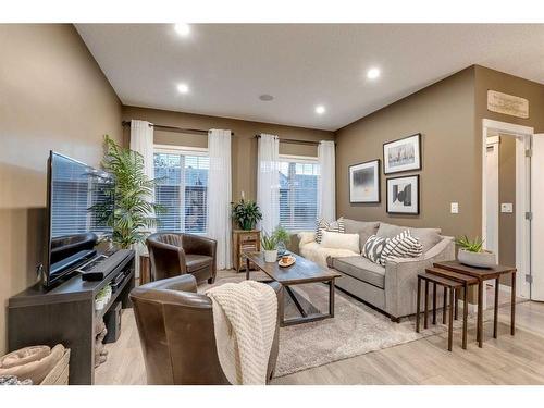 110 Cranford Close Se, Calgary, AB - Indoor Photo Showing Living Room