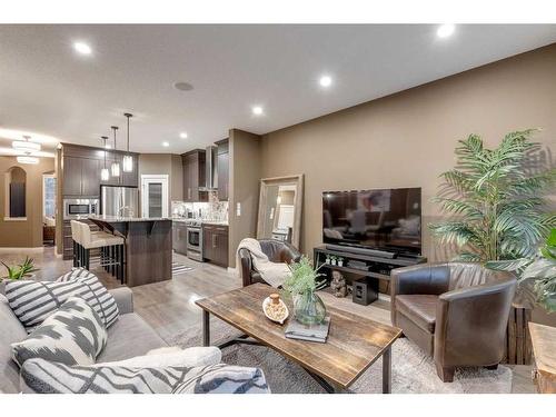 110 Cranford Close Se, Calgary, AB - Indoor Photo Showing Living Room