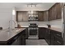 206 Skyview Ranch Grove Ne, Calgary, AB  - Indoor Photo Showing Kitchen With Double Sink 