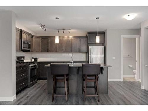 206 Skyview Ranch Grove Ne, Calgary, AB - Indoor Photo Showing Kitchen With Upgraded Kitchen