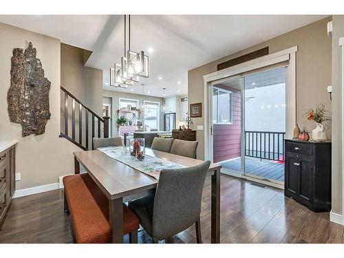 83 Masters Avenue Se, Calgary, AB - Indoor Photo Showing Dining Room