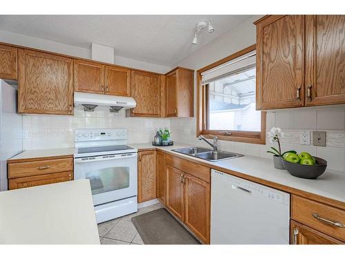 106 Harvest Wood Way Ne, Calgary, AB - Indoor Photo Showing Kitchen With Double Sink