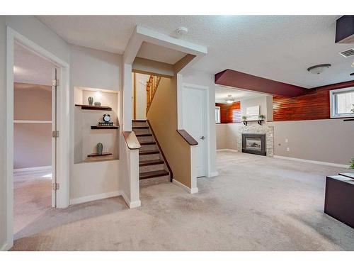 106 Harvest Wood Way Ne, Calgary, AB - Indoor With Fireplace