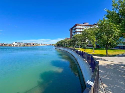 312-30 Mahogany Mews Se, Calgary, AB - Outdoor With Body Of Water With View