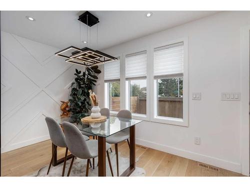 9135 Allison Drive Se, Calgary, AB - Indoor Photo Showing Dining Room