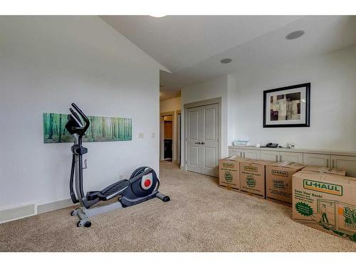 119 Wentworth Hill Sw, Calgary, AB - Indoor Photo Showing Gym Room