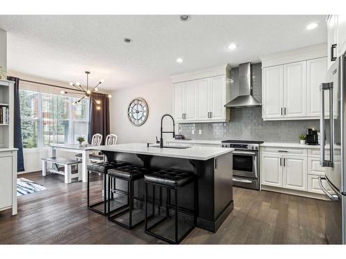 135 Auburn Glen Drive Se, Calgary, AB - Indoor Photo Showing Kitchen With Upgraded Kitchen