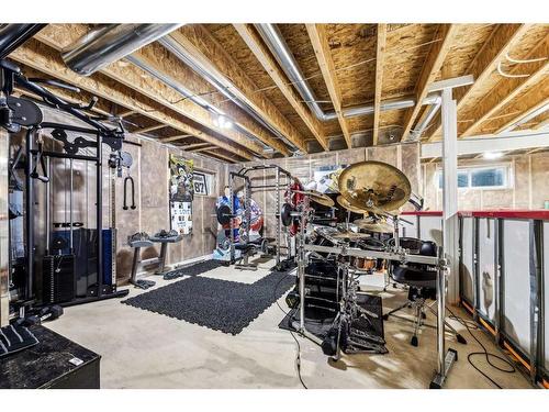 135 Auburn Glen Drive Se, Calgary, AB - Indoor Photo Showing Basement