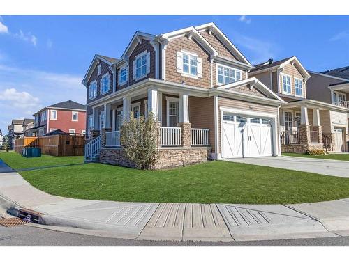 366 Windrow Crescent Sw, Airdrie, AB - Outdoor With Deck Patio Veranda With Facade