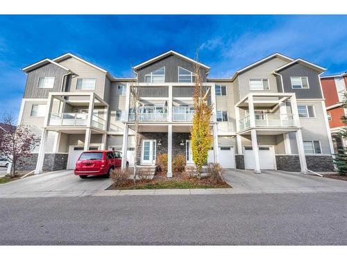 431 Redstone View Ne, Calgary, AB - Outdoor With Balcony With Facade