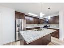 431 Redstone View Ne, Calgary, AB  - Indoor Photo Showing Kitchen With Stainless Steel Kitchen With Double Sink With Upgraded Kitchen 