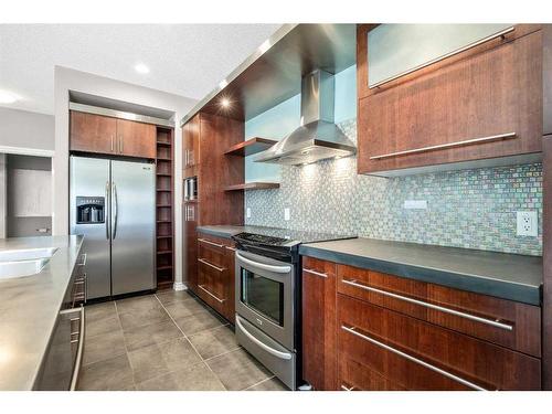 117 Kincora Place Nw, Calgary, AB - Indoor Photo Showing Kitchen With Stainless Steel Kitchen With Upgraded Kitchen