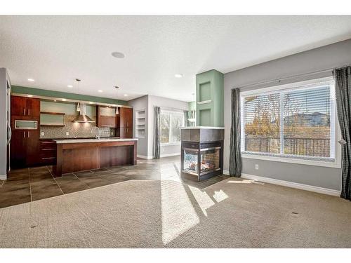 117 Kincora Place Nw, Calgary, AB - Indoor With Fireplace