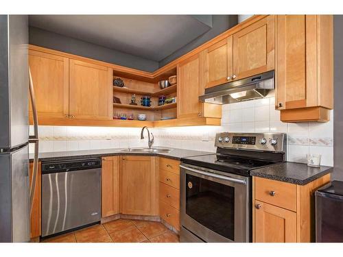 309-220 11 Avenue Se, Calgary, AB - Indoor Photo Showing Kitchen