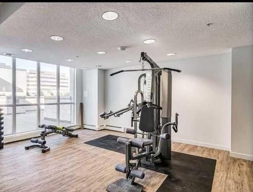 504-325 3 Street Se, Calgary, AB - Indoor Photo Showing Gym Room