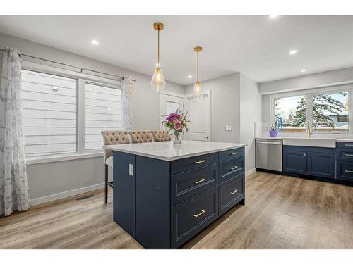 91 Midglen Way Se, Calgary, AB - Indoor Photo Showing Kitchen With Upgraded Kitchen