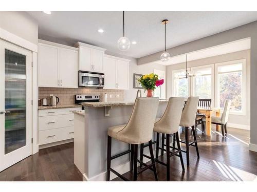 19 Mahogany Rise Se, Calgary, AB - Indoor Photo Showing Kitchen With Upgraded Kitchen