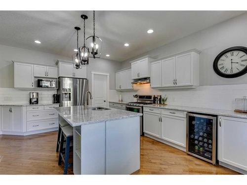 530 Tuscany Ravine Road Nw, Calgary, AB - Indoor Photo Showing Kitchen With Stainless Steel Kitchen With Upgraded Kitchen