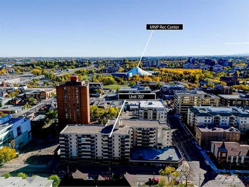 707-111 14 Avenue Se, Calgary, AB - Outdoor With View