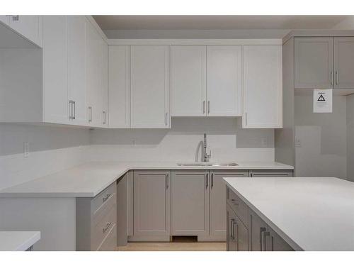 2-4532 17 Avenue Nw, Calgary, AB - Indoor Photo Showing Kitchen With Double Sink