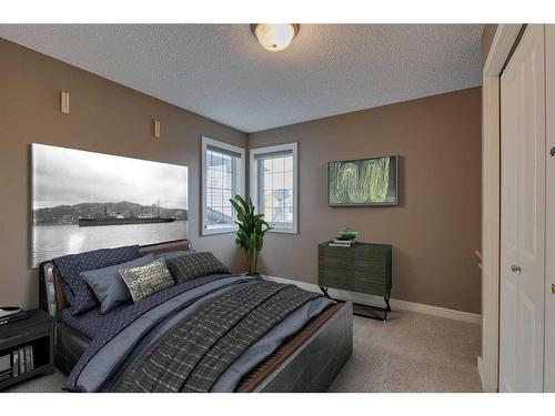 3 Evergreen Square Sw, Calgary, AB - Indoor Photo Showing Bedroom