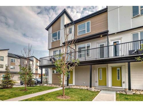 138-301 Redstone Boulevard Ne, Calgary, AB - Outdoor With Balcony With Facade