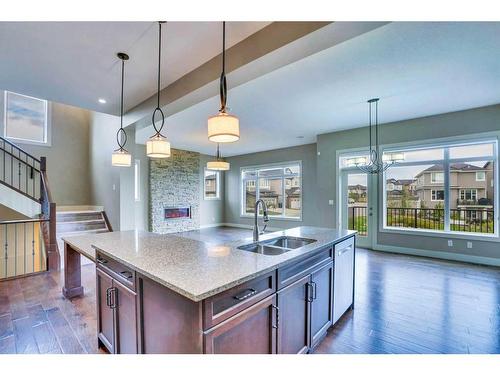 94 Panton View Nw, Calgary, AB - Indoor Photo Showing Kitchen With Double Sink