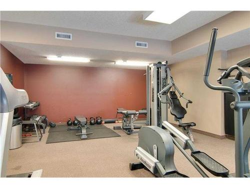 322-20 Royal Oak Plaza Nw, Calgary, AB - Indoor Photo Showing Gym Room