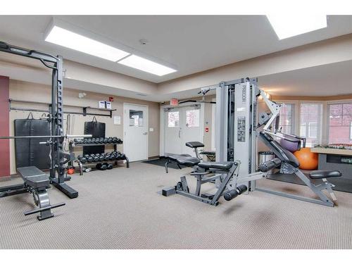 322-20 Royal Oak Plaza Nw, Calgary, AB - Indoor Photo Showing Gym Room