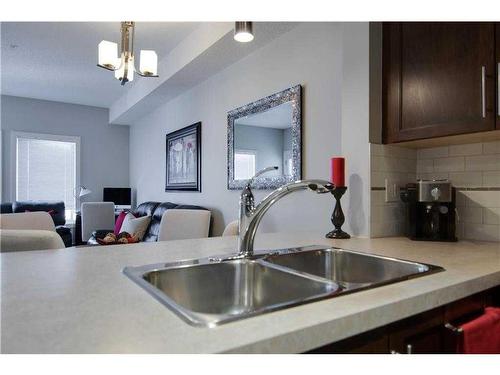 322-20 Royal Oak Plaza Nw, Calgary, AB - Indoor Photo Showing Kitchen With Double Sink