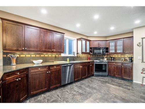 60 Riverbirch Court Se, Calgary, AB - Indoor Photo Showing Kitchen With Stainless Steel Kitchen