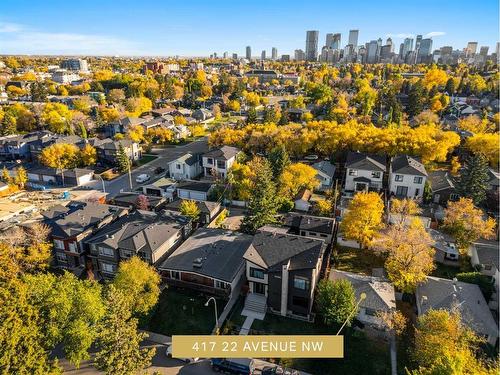 417 22 Avenue Nw, Calgary, AB - Outdoor With View