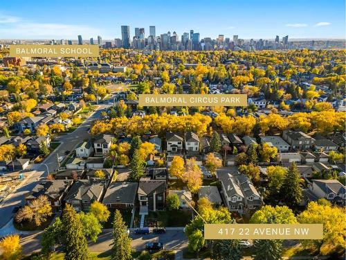 417 22 Avenue Nw, Calgary, AB - Outdoor With View