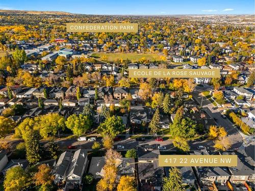 417 22 Avenue Nw, Calgary, AB - Outdoor With View