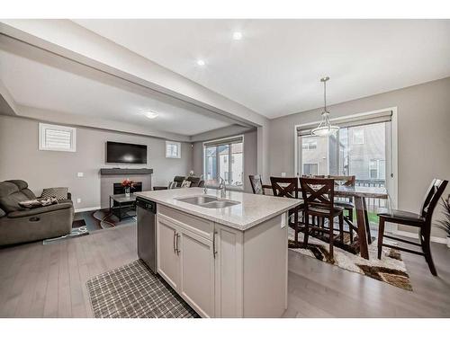 170 Cityscape Way Ne, Calgary, AB - Indoor With Fireplace