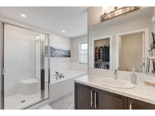 218 Riviera View, Cochrane, AB - Indoor Photo Showing Bathroom