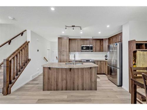 226 Cityside Grove Ne, Calgary, AB - Indoor Photo Showing Kitchen With Upgraded Kitchen