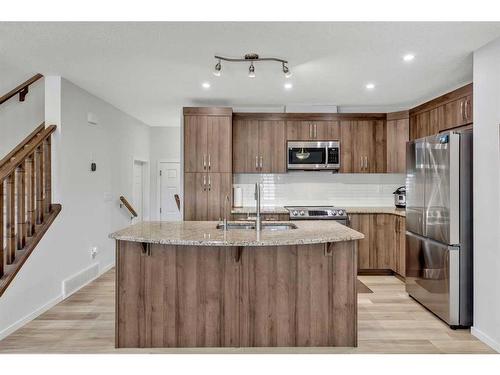 226 Cityside Grove Ne, Calgary, AB - Indoor Photo Showing Kitchen With Upgraded Kitchen