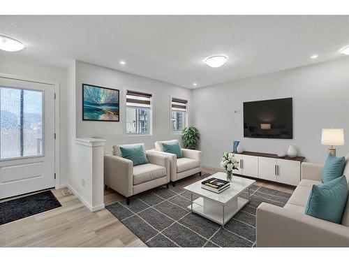 226 Cityside Grove Ne, Calgary, AB - Indoor Photo Showing Living Room