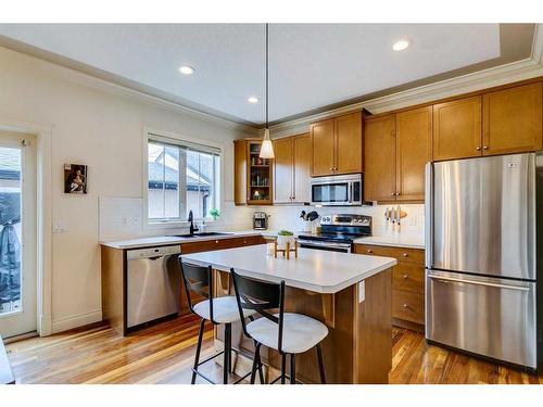 3-2326 2 Avenue Nw, Calgary, AB - Indoor Photo Showing Kitchen With Stainless Steel Kitchen