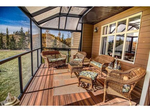 61 Big Hill Springs Estates, Rural Rocky View County, AB - Outdoor With Deck Patio Veranda With Exterior